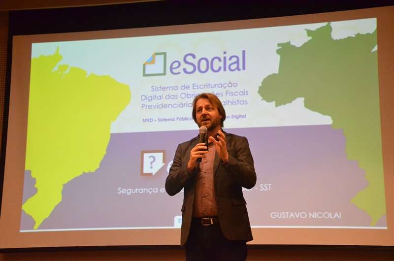 Construir segurança e saúde no trabalho é tema da palestra de Gustavo Nicolai