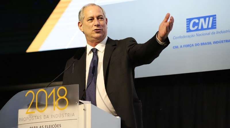 ENAI 2018: Ciro Gomes afirma que traçará estratégias nacionais de desenvolvimento