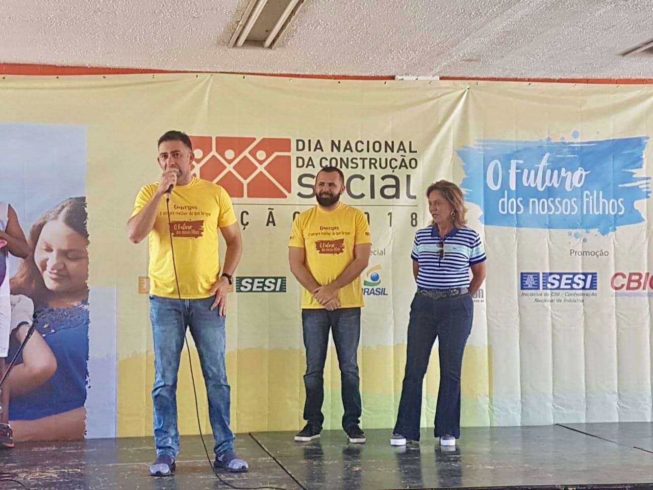 Presidente do Sinduscon Mossoró e prefeita abrem Dia Nacional da Construção Social