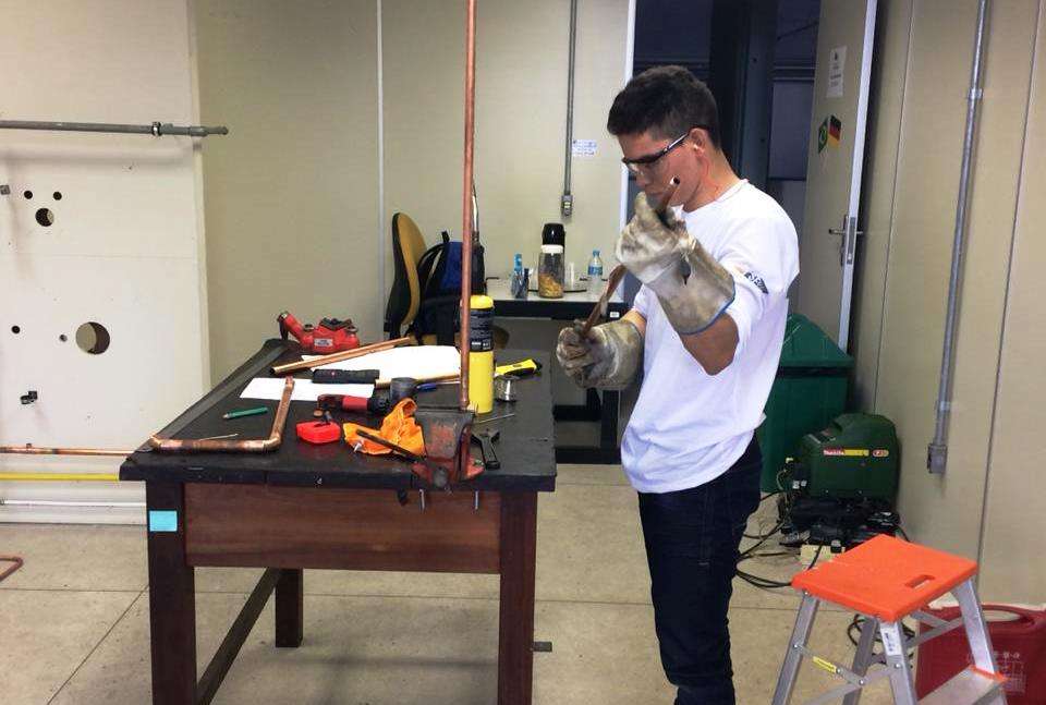 Classificado, aluno do SENAI-RN treina para WorldSkills 2019 que será na Rússia