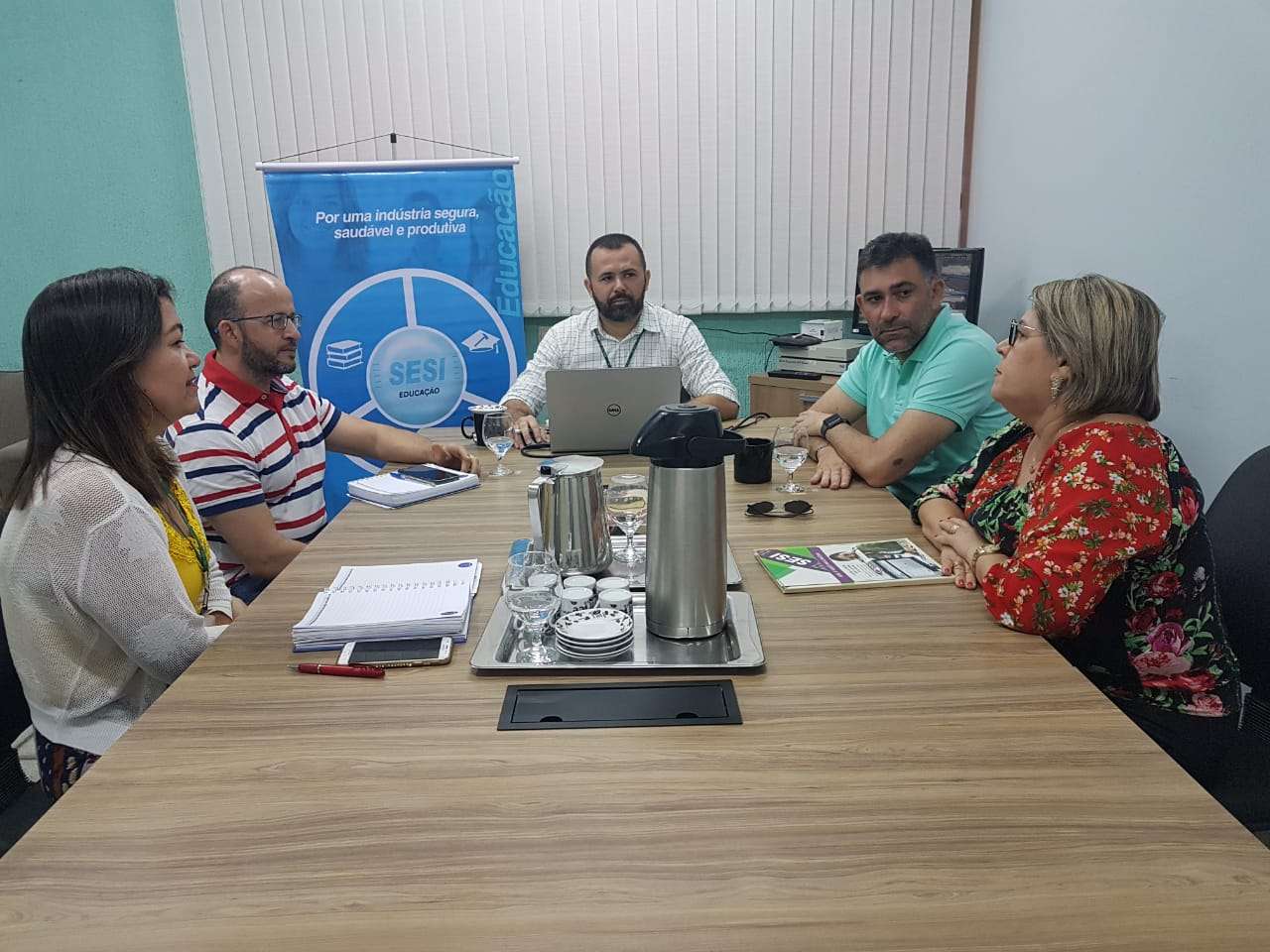 SESI fecha parceria na área de educação com o Sinduscon e o Sindipam de Mossoró