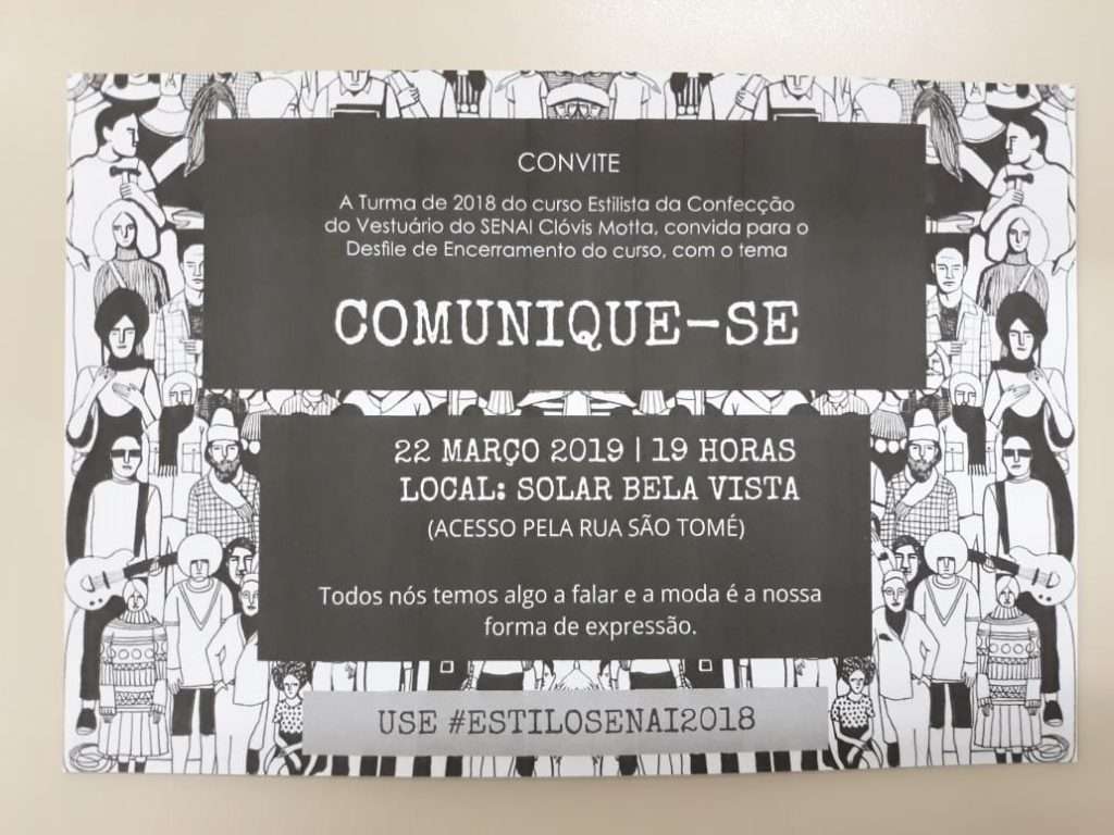Desfile encerra curso de Estilista de Confecção do Vestuário