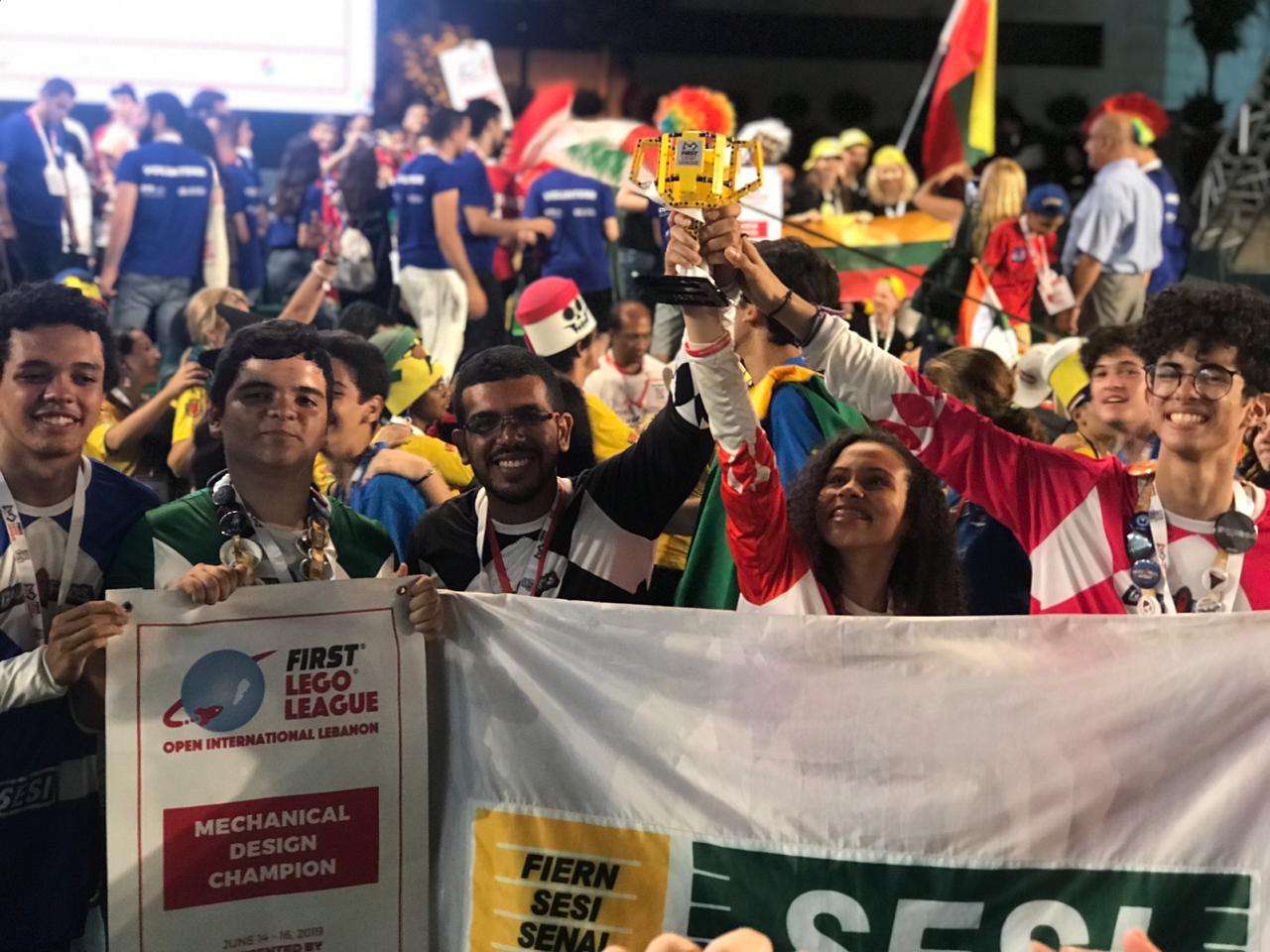 Equipe do SESI/RN conquista troféu em Torneio Internacional de Robótica