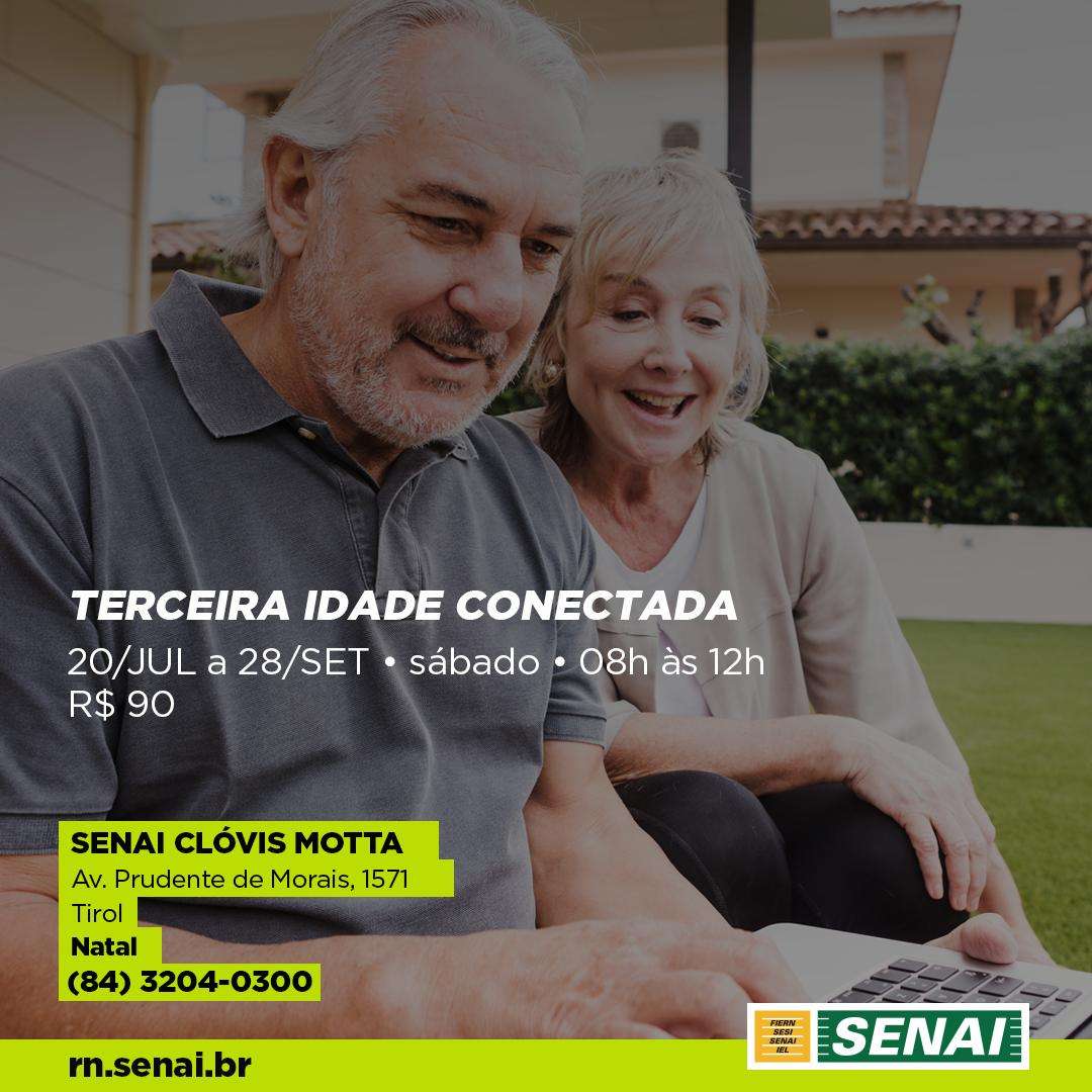 SENAI-RN abre inscrições para curso “Terceira Idade Conectada”