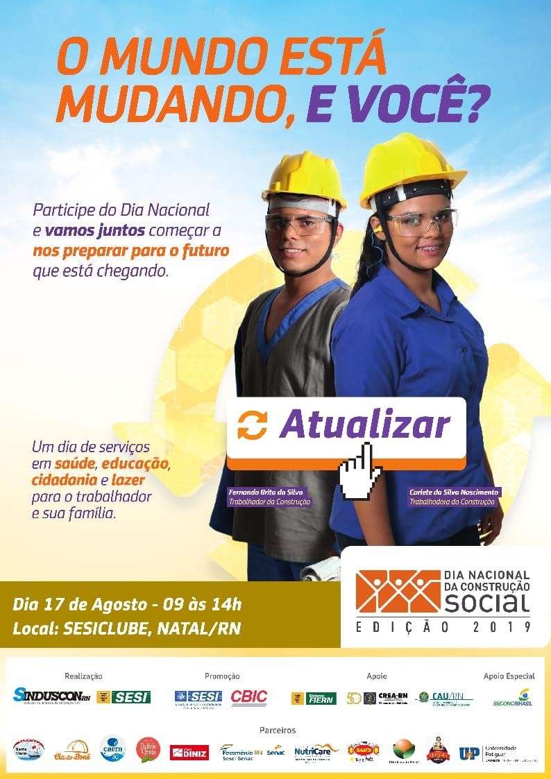 SESI sedia o Dia Nacional da Construção Social  em Natal e Mossoró