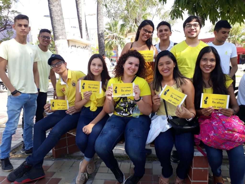 Alunos do SENAI/CETIB realizam ação solidária em apoio ao setembro amarelo