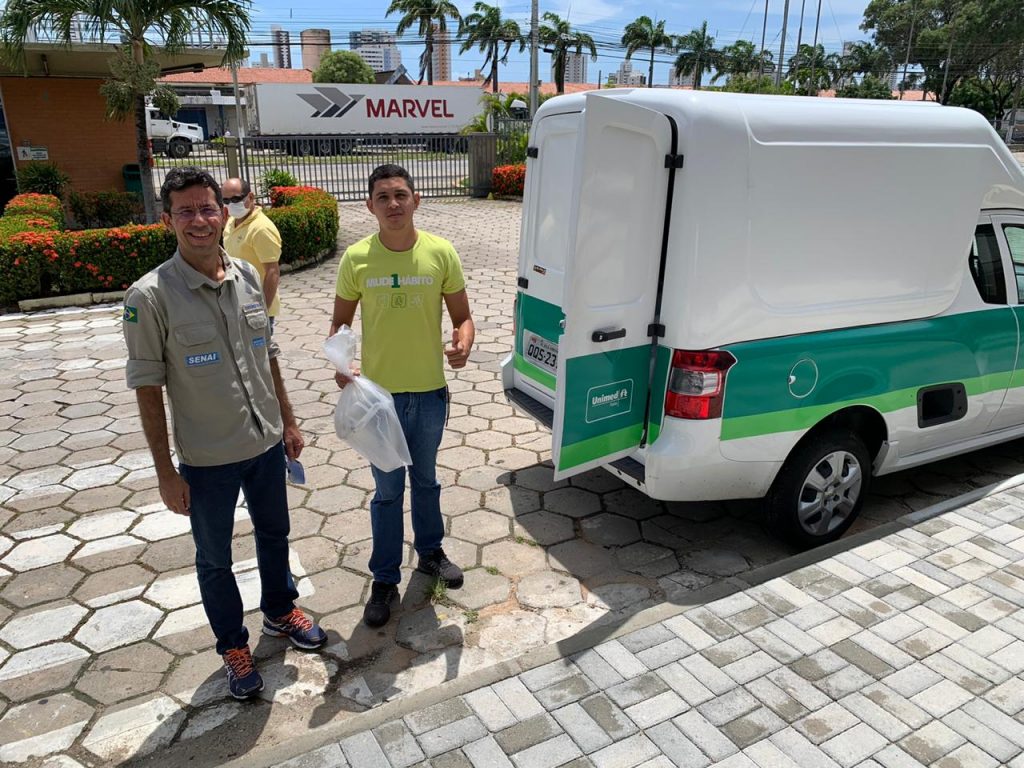 SENAI faz entrega de máscaras em unidades de saúde no RN