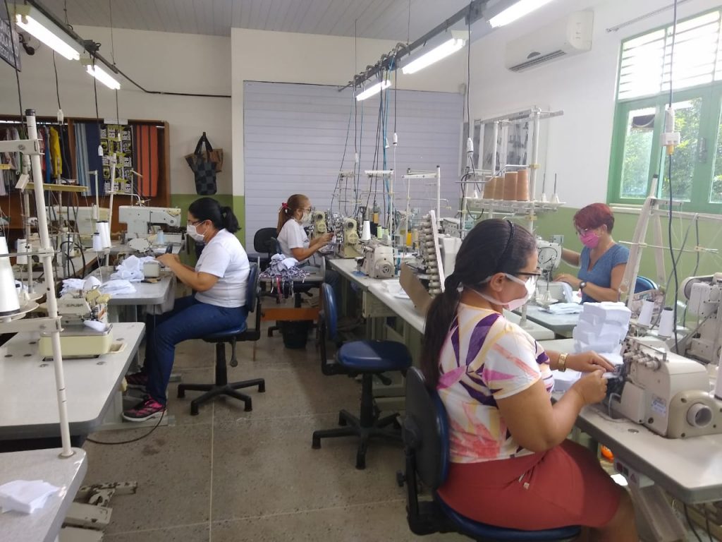 SENAI-RN começa produção de 10 mil máscaras