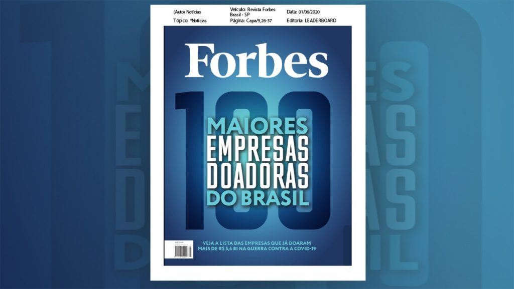 SENAI entra na lista da Forbes de maiores doadores contra o coronavírus