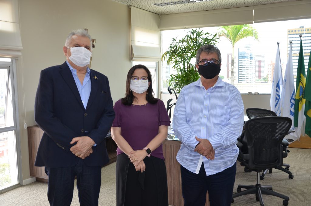 Presidente da FIERN recebe visita de direção da ACIM e da TCM