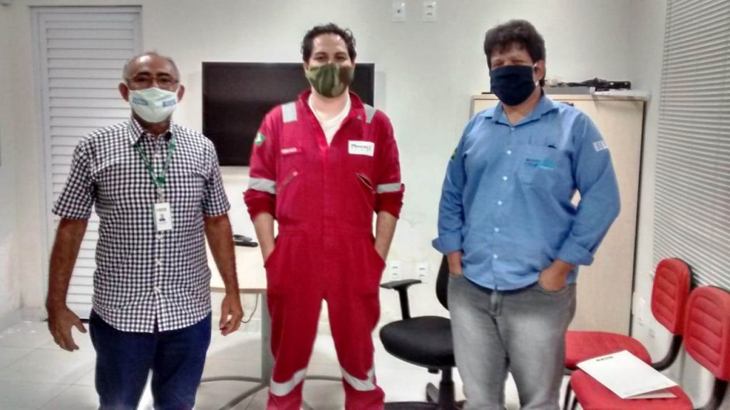 Diretor do SENAI Mossoró e assessor técnico do IST visitam empresa Phoenix Óleo e Gás