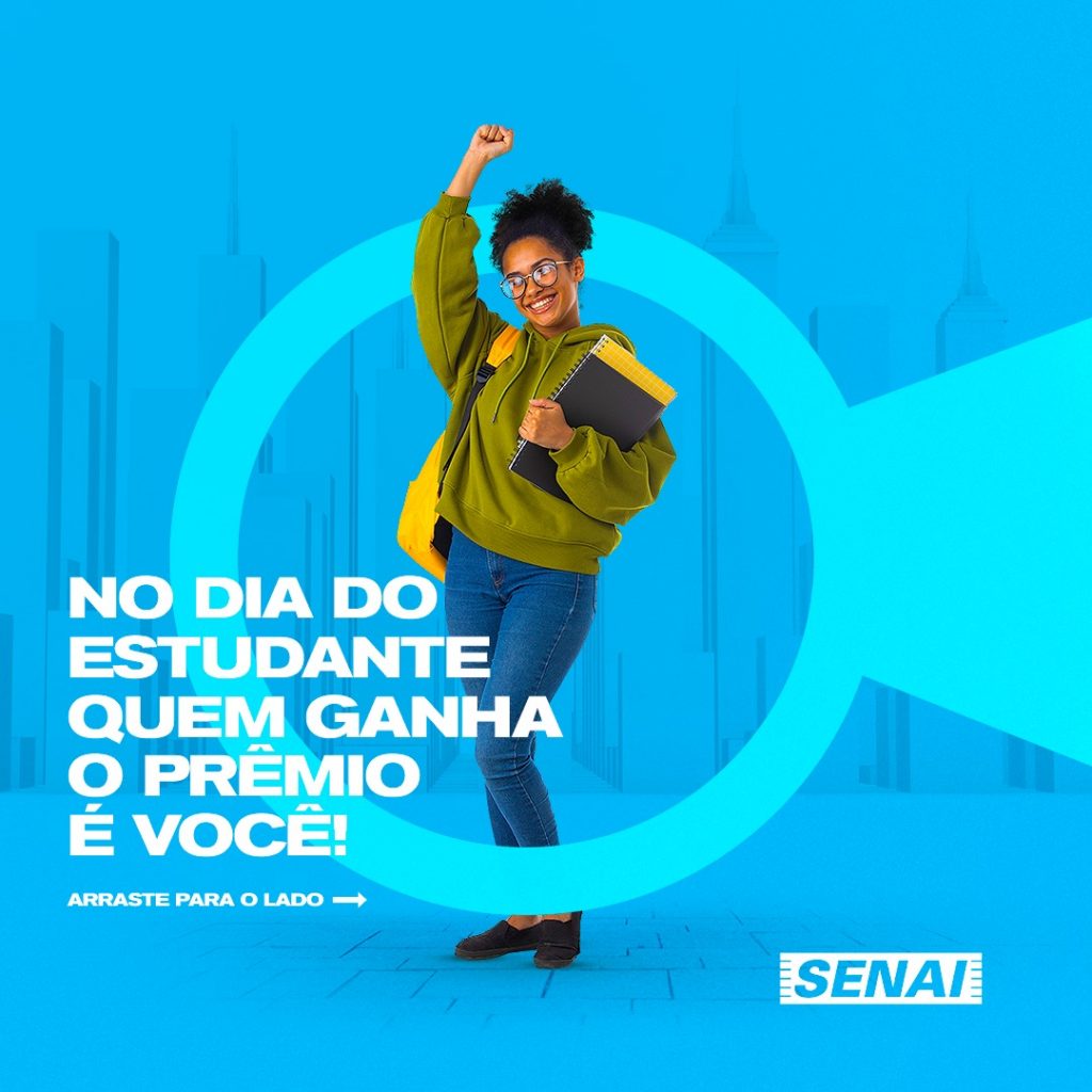 Dia do Estudante: SENAI-RN oferta cursos com desconto e bolsas de estudos como prêmios