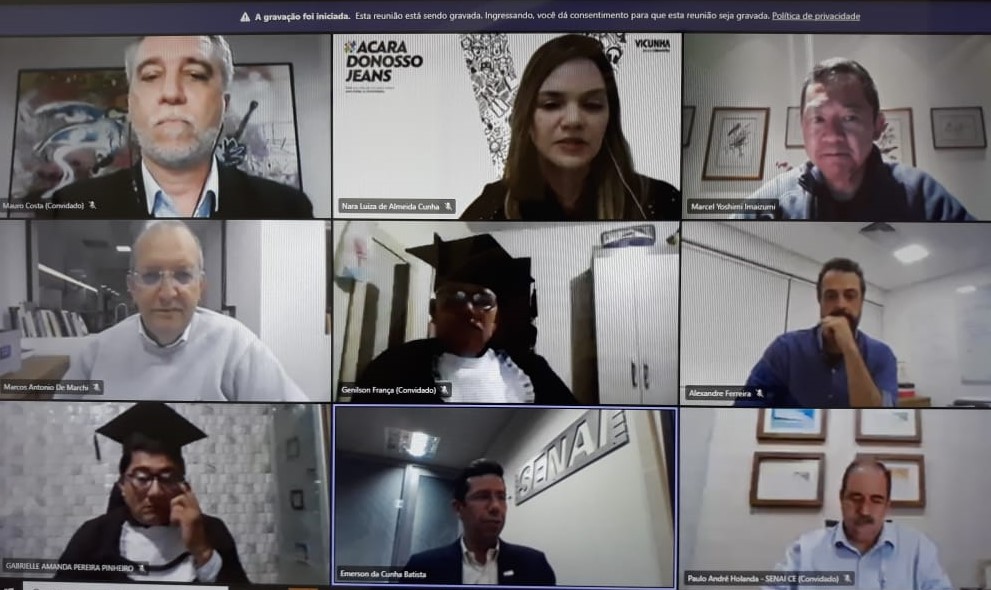 SENAI do RN e do CE realizam colação de grau integrada em parceria com a empresa Vicunha Têxtil