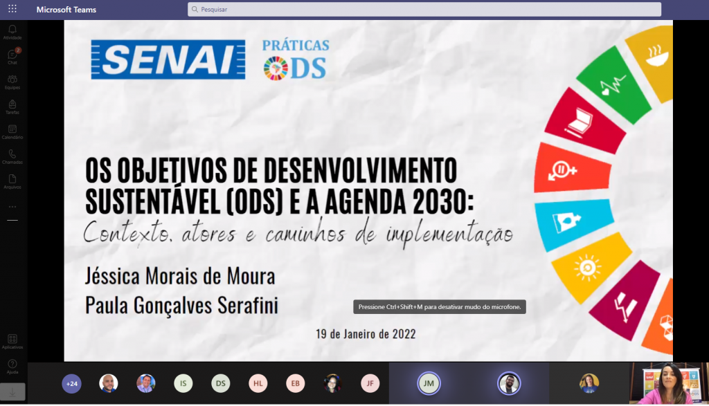 CTGAS-ER abre Jornada Pedagógica 2022 com palestra sobre Objetivos do Desenvolvimento Sustentável da ONU