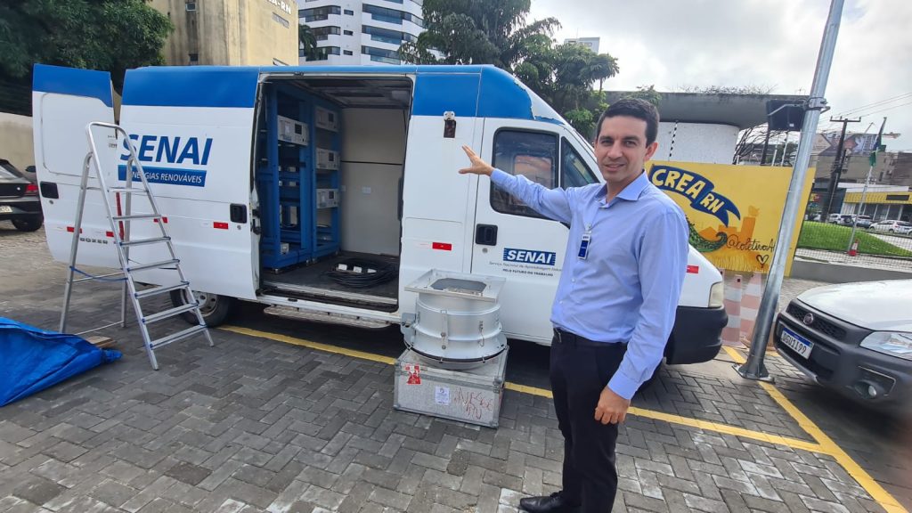 Crea-RN e SENAI instalam equipamentos para avaliar a qualidade do ar