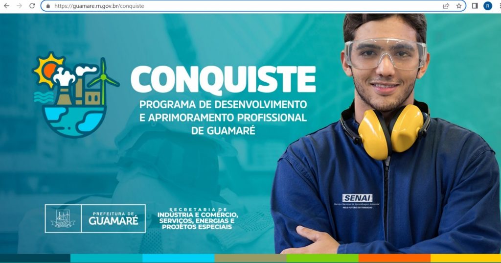 Prefeitura de Guamaré lança programa com cursos técnicos gratuitos oferecidos pelo SENAI-RN