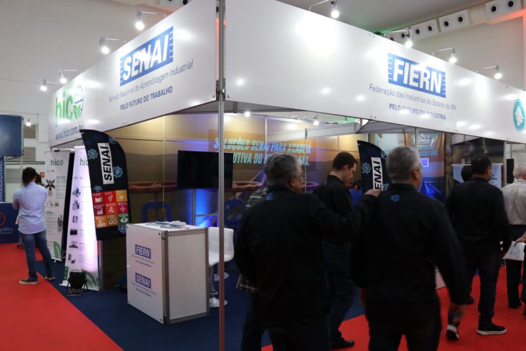 SENAI-RN apresenta ações em formação especializada, tecnologia e inovação na Mossoró Oil & Gas Expo