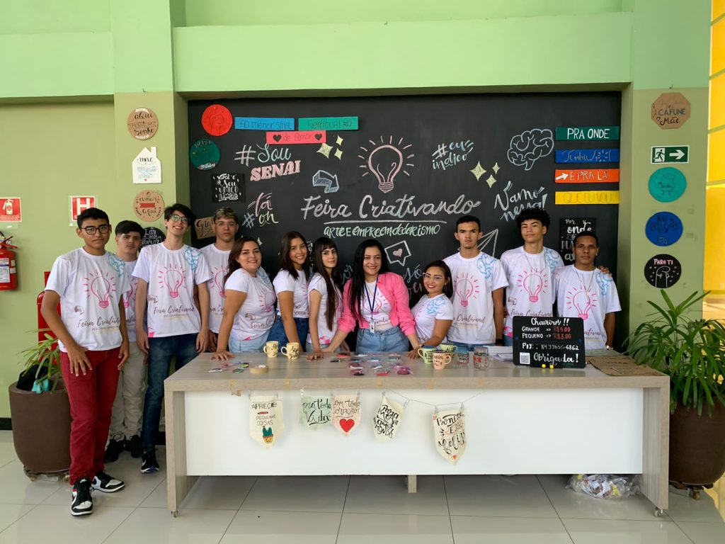Estudantes do SENAI Mossoró participam da Feira de Empreendedorismo e Inovação “Criativando”