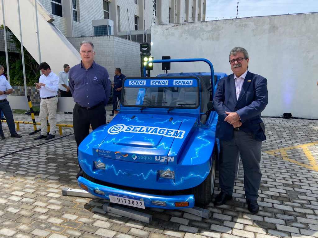 SENAI-RN, UFRN e Alemanha apresentam o Selvagem Elétrico, protótipo do primeiro buggy elétrico do Brasil para dunas 