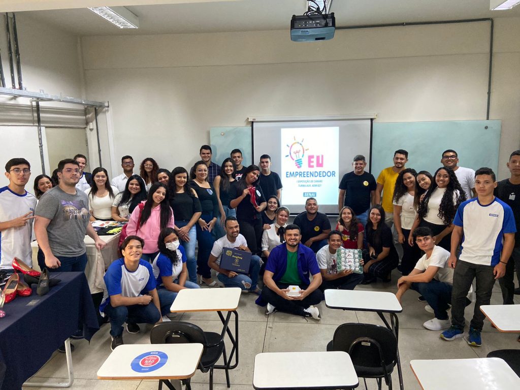 Alunos do SENAI Mossoró promovem exposição de empreendedorismo e modelos de negócio
