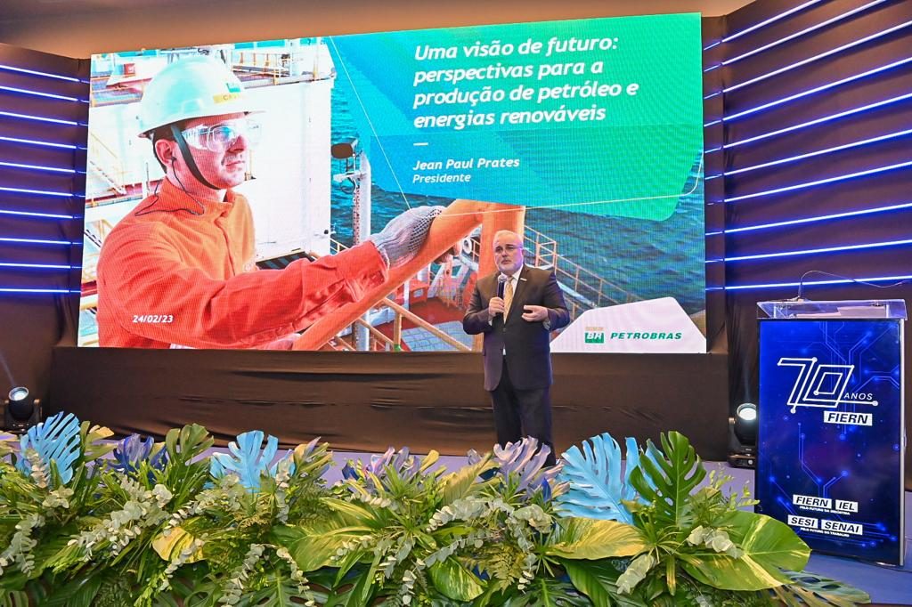 Em palestra na FIERN, presidente da Petrobras destaca oportunidades no Rio Grande do Norte, incluindo o offshore