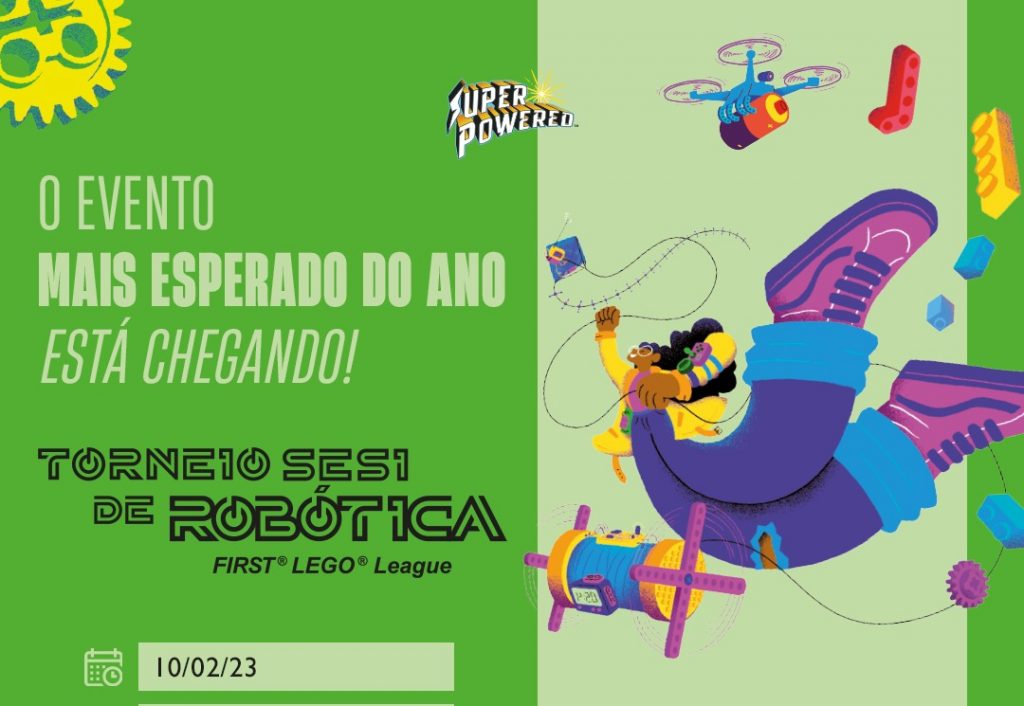 Etapa regional do Torneio SESI de Robótica acontece no próximo dia 10 no SESI Clube Natal