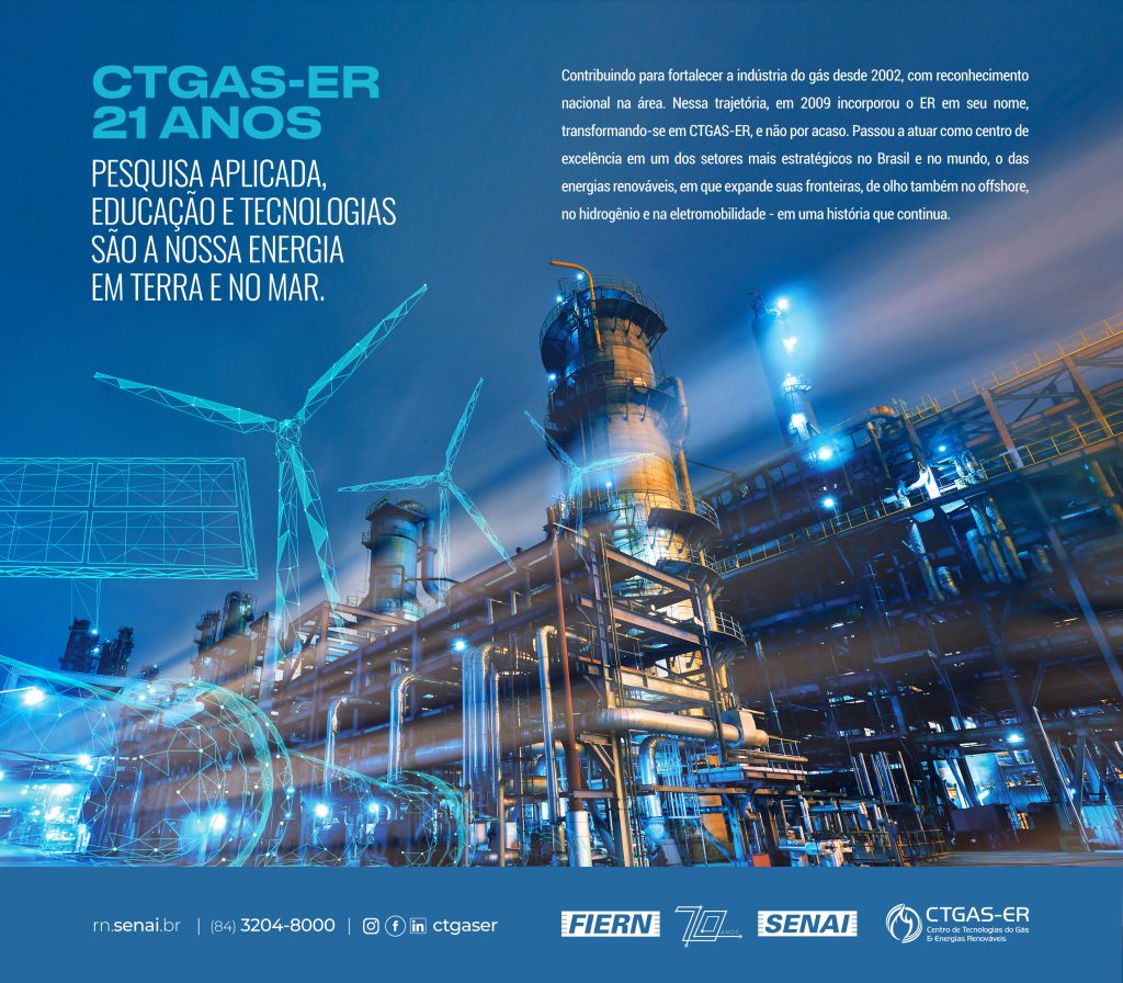 CTGAS-ER, do SENAI-RN, completa 21 anos e anuncia expansão com novos projetos em offshore e eletromobilidade
