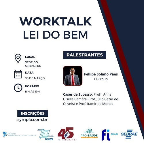 Lei do Bem será debatida em evento voltado aos setores privado e acadêmico nesta quarta, dia 8