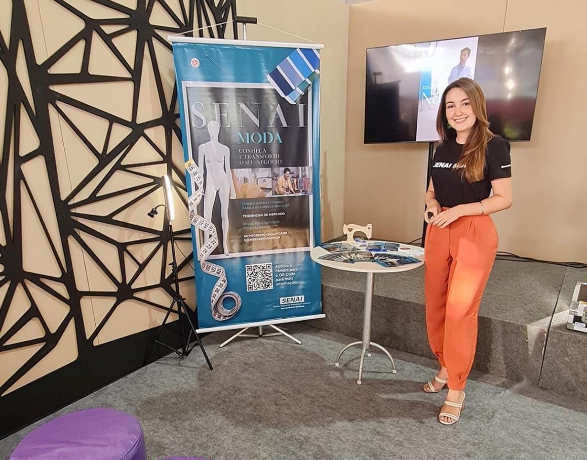 SENAI Moda promove oficina e workshop na Feira do Empreendedor do Sebrae RN