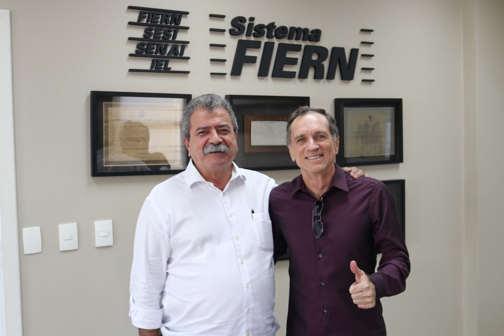 Presidente da FIERN recebe visita do vice-presidente da FCDL e trata da 21ª Convenção do Comércio e Serviços do RN
