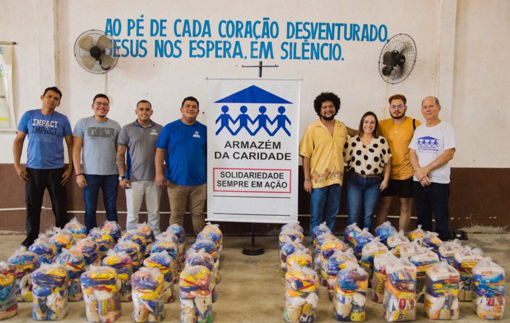 FIERN doa meia tonelada de alimentos arrecadados em eventos culturais para casas de apoio a idosos