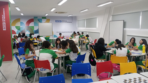 Projeto Letras e Telas incentiva a leitura e desenvolve habilidades artísticas na SESI Escola SGA