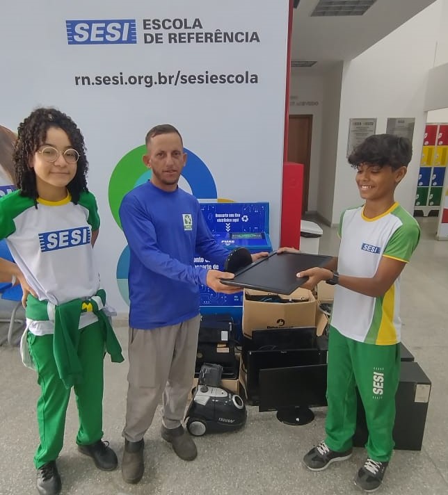 SESI Escola faz ação de coleta de equipamentos eletrônicos e periféricos
