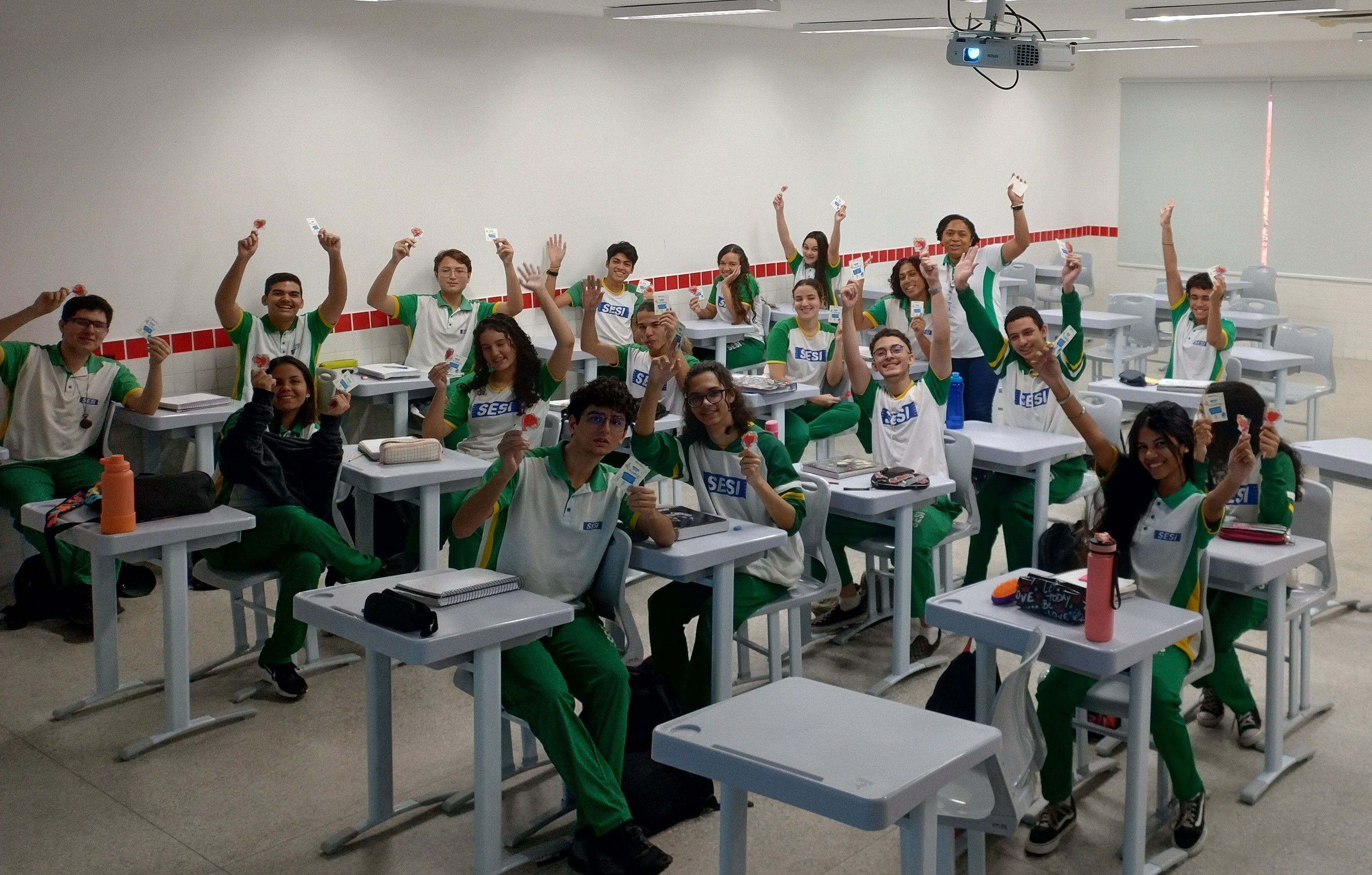 SESI Escola SGA celebra no mês de agosto o reconhecimento aos estudantes por meio de atividades