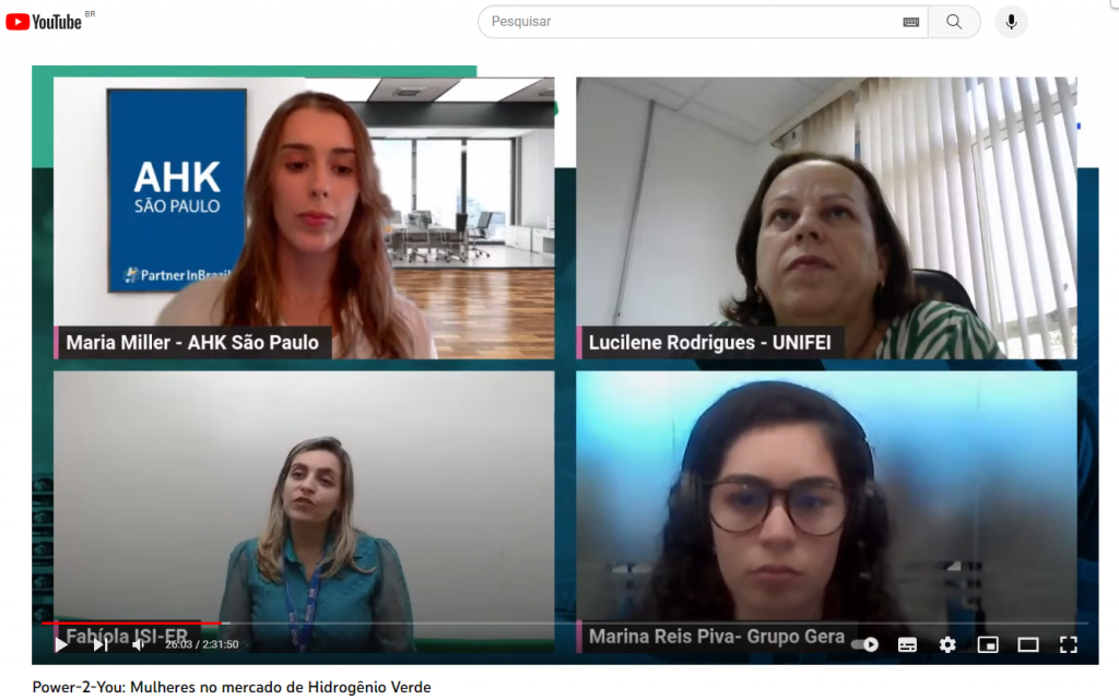 Atuação de mulheres no mercado de hidrogênio é discutida em Webinar e será foco de curso gratuito