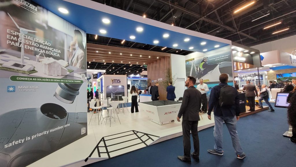 De parceria com a Petrobras à nova especialização para eólicas: inovação marca participação do SENAI-RN no Brazil Windpower