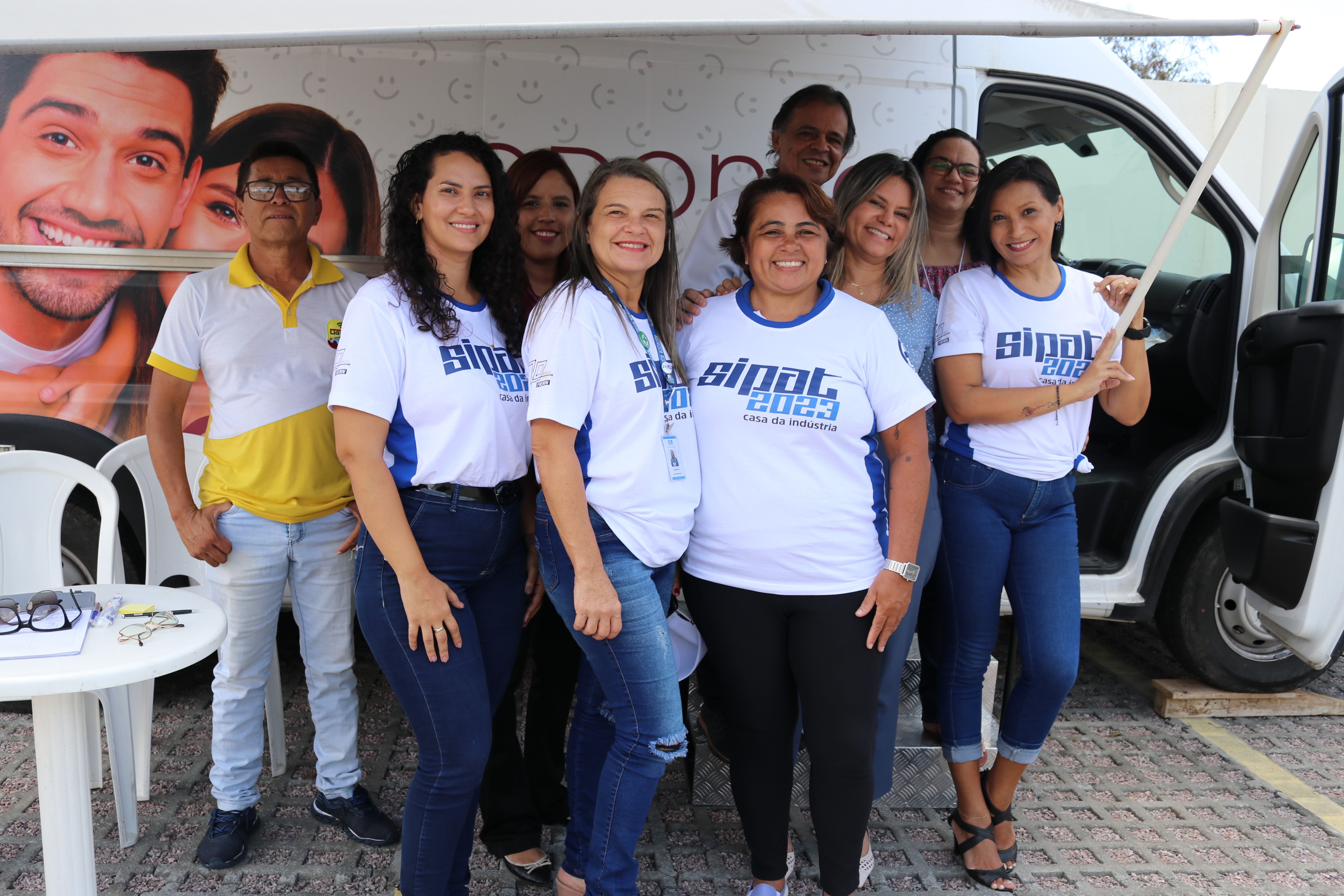 CIPA realiza ação com atendimentos de profilaxia bucal na Casa da Indústria durante a SIPAT 2023
