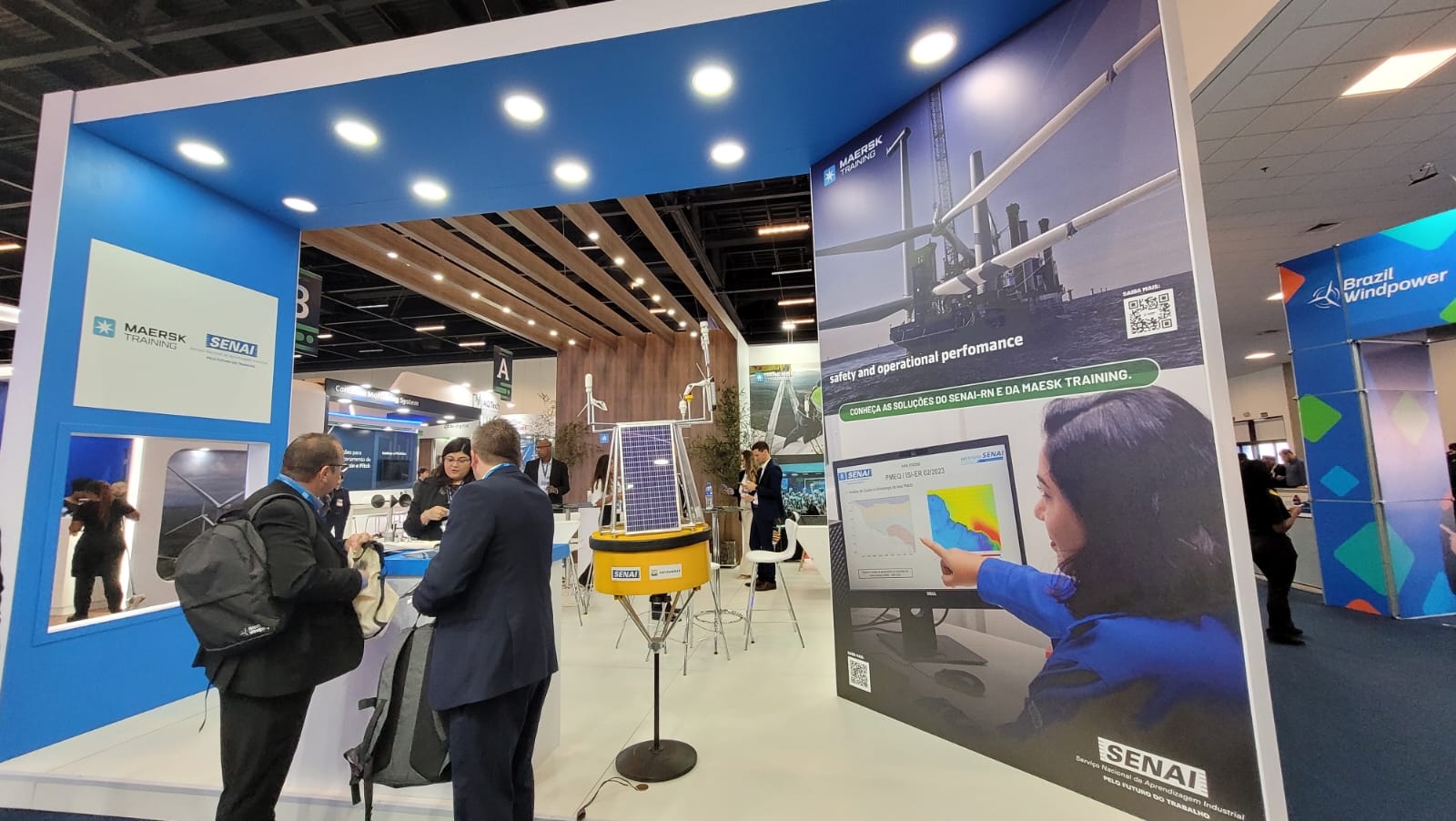 SENAI-RN apresenta soluções em educação e tecnologia no Brazil Windpower