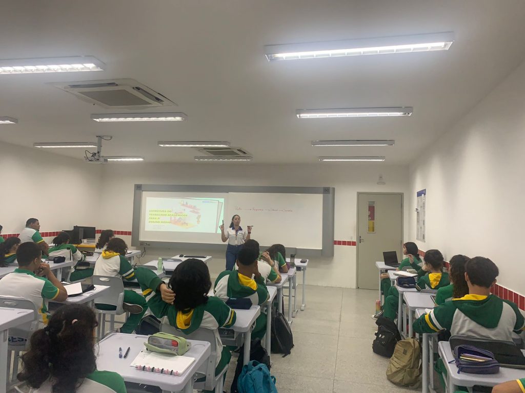 SESI Escola SGA realiza Oficina de normas ABNT para alunos do Novo Ensino Médio