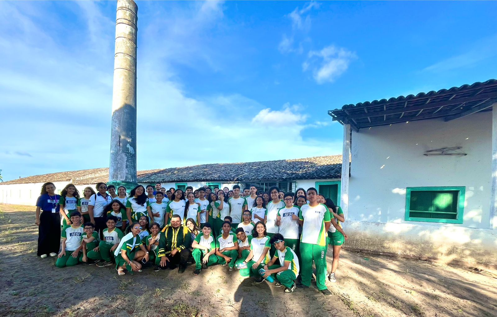 SESI Escola SGA promove aula de campo com visitação a pontos históricos em Ceará-Mirim