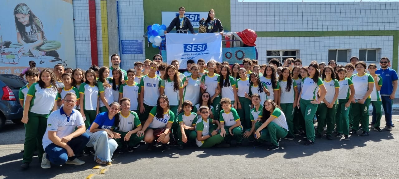 Alunos da SESI Escola Macau conquistam medalhas de ouro no Jiu-Jitsu dos JERNS