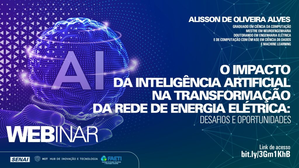 “O Impacto da Inteligência Artificial na Transformação da Rede de Energia Elétrica” é tema de webinar do ISI-ER