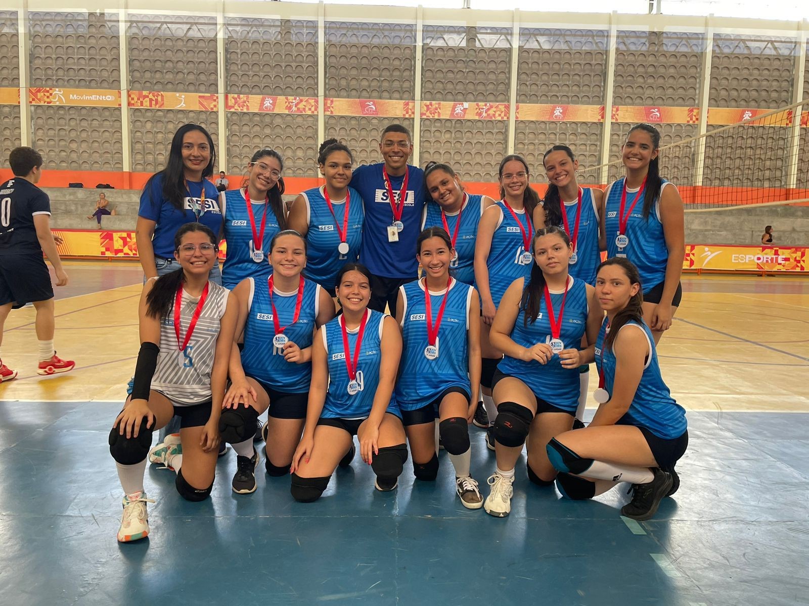 Equipe de vôlei da SESI Escola se destaca nos Jogos Escolares de Mossoró 2023