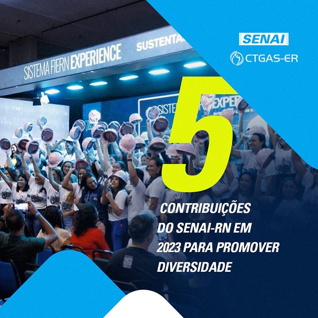 SENAI-RN promove iniciativas por maior diversidade e igualdade de gênero nas formações profissionais