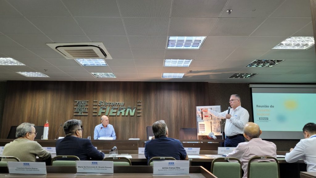 SENAI-RN apresenta inovações para ‘formação em hidrogênio verde’ e resultados de 2023 ao Conselho Regional