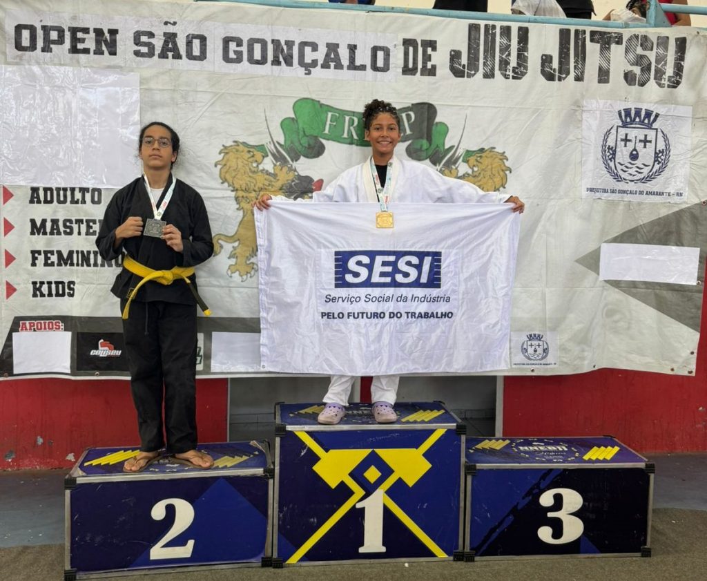 Aluna da SESI Escola São Gonçalo do Amarante é campeã estadual de Jiu-Jitsu