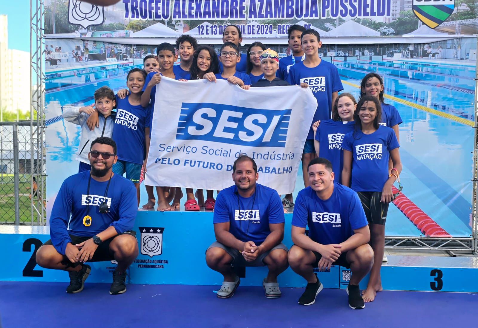 SESI-RN conquista 33 medalhas em Campeonato Nordestino de Natação