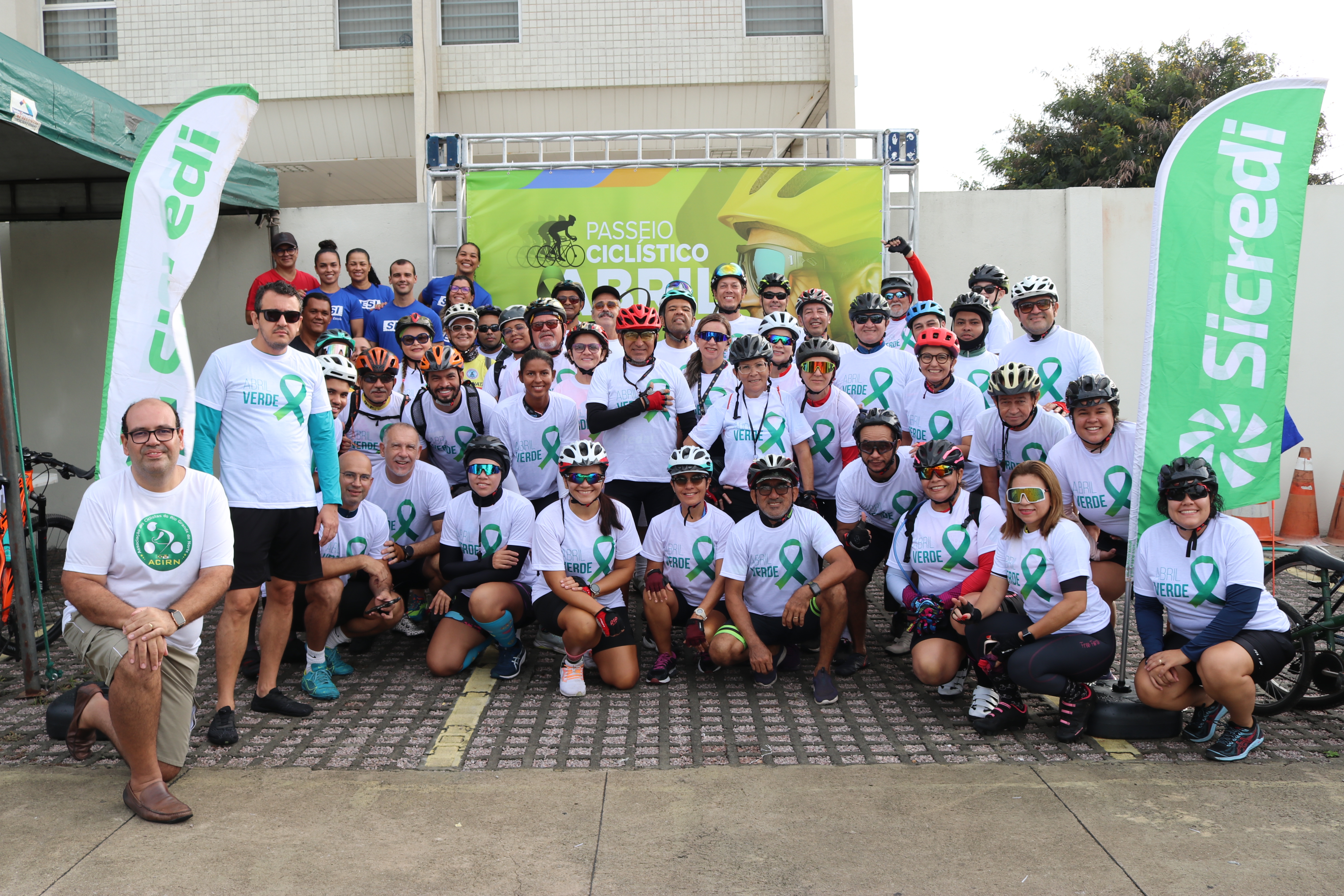 Passeio Ciclístico Abril Verde promovido pelo SESI-RN e parceiros incentiva Saúde e Segurança no Trabalho