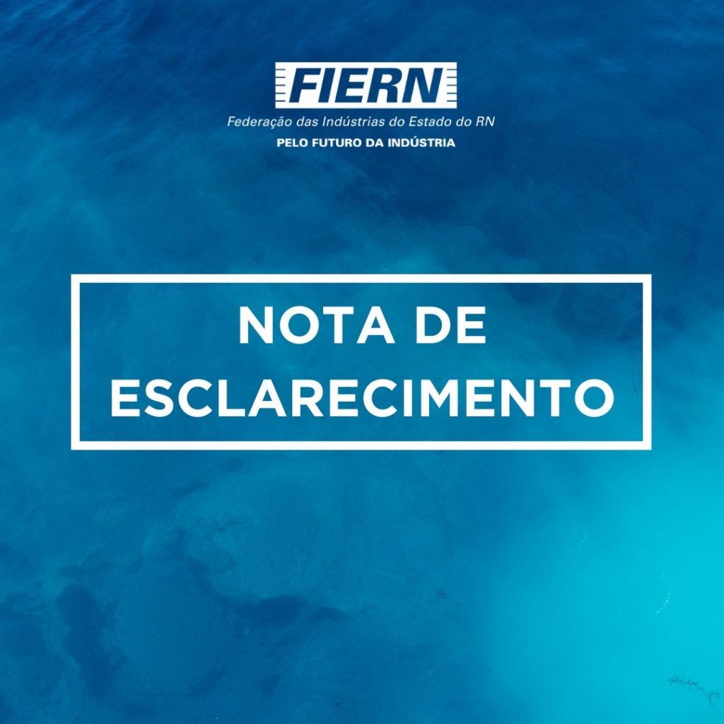 NOTA DE ESCLARECIMENTO
