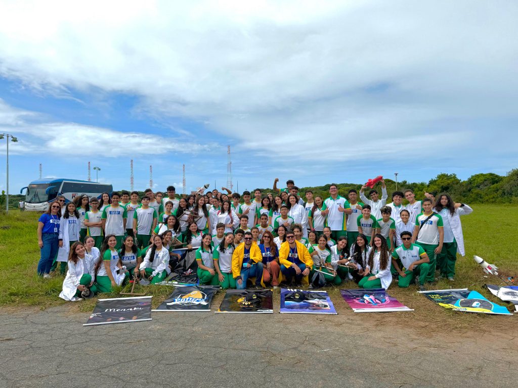 SESI Escola realiza competição de lançamento de foguetes no Centro de Lançamento Barreira do Inferno
